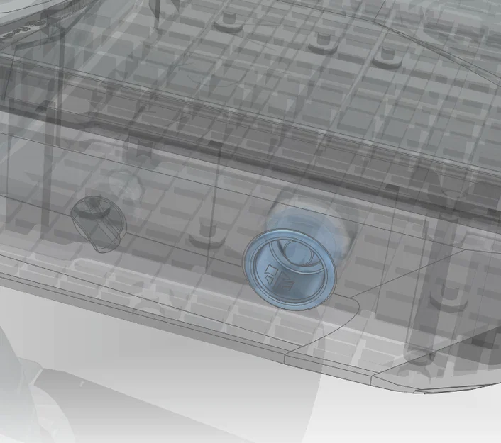 HYPERFORMA_Floatwheel ADV-ADVPro Power Button plug cover (nắp che ổ nút nguồn) - Image 7