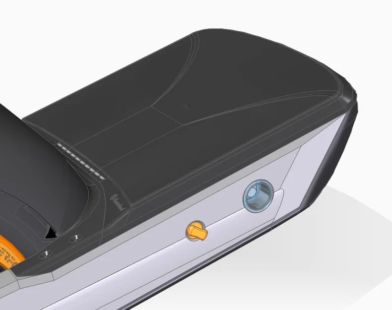 HYPERFORMA_Floatwheel ADV-ADVPro Charger Plug Cover - Image 1