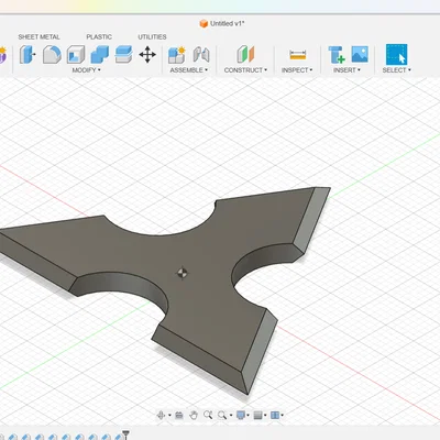 Mô hình phi tiêu ba cánh (Shuriken) - Mẫu 3D đẹp và sắc nét
