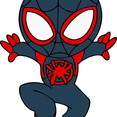 HueForge Spiderman Miles Morales