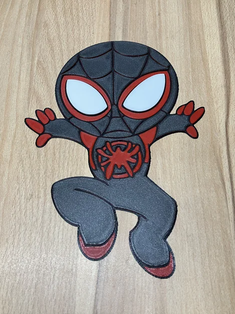 Mô hình tranh treo tường Spiderman Miles Morales cực chất cho fan - Image 1