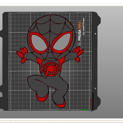 Mô hình tranh treo tường Spiderman Miles Morales cực chất cho fan