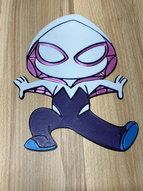 Mẫu tranh treo tường Ghost Spider (Spider Gwen) in 3D đẹp mắt - Image 1