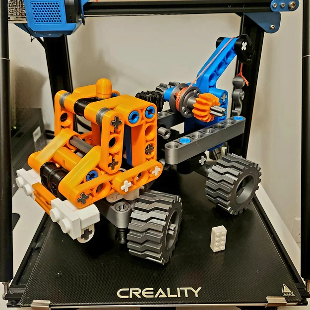 Xe kéo cứu hộ phong cách Lego Technic tỷ lệ 300% (Tow Truck) - Image 1