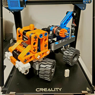 Xe kéo cứu hộ phong cách Lego Technic tỷ lệ 300% (Tow Truck)