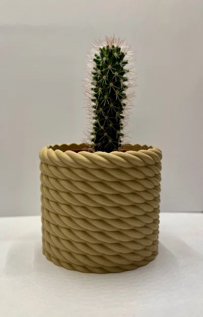 Chậu cây Rope (Rope plant pot) - Image 2