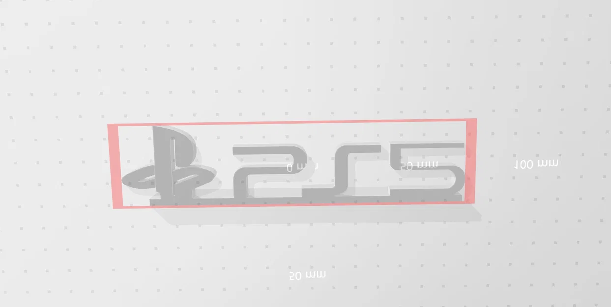 Mô hình logo PS5 in 3D trang trí góc chơi game ấn tượng - Image 1