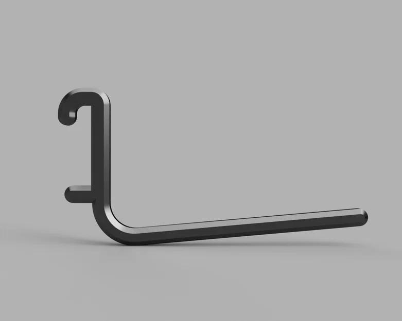 Móc treo 80mm cho bảng lỗ Ikea Skadis (In 3D dễ dàng) - Image 1