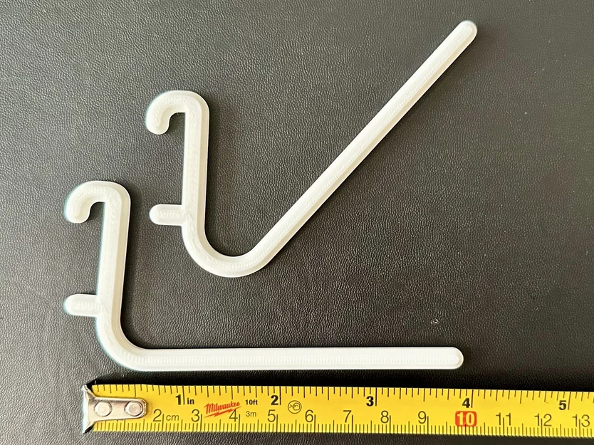 Móc treo đồ Ikea Skadis 100mm (Remix dài hơn) in 3D - Image 1