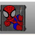 Tranh treo tường Spiderman 3D: Hướng dẫn in đa màu không cần MMU - Thumbnail 2