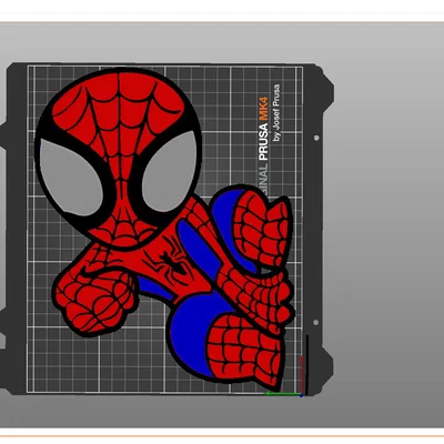 Tranh treo tường Spiderman 3D: Hướng dẫn in đa màu không cần MMU