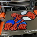 Tranh treo tường Spiderman 3D: Hướng dẫn in đa màu không cần MMU - Thumbnail 3