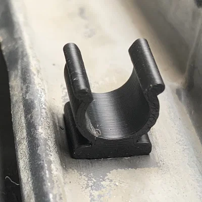 Kẹp giữ thanh chống nắp capo xe Nissan Navara D40 in 3D