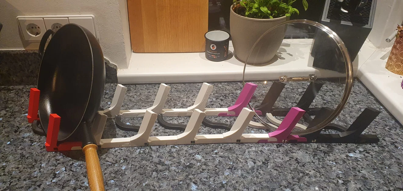 Kệ giữ chảo/nắp chảo modular siêu chắc góc 45° - Image 2