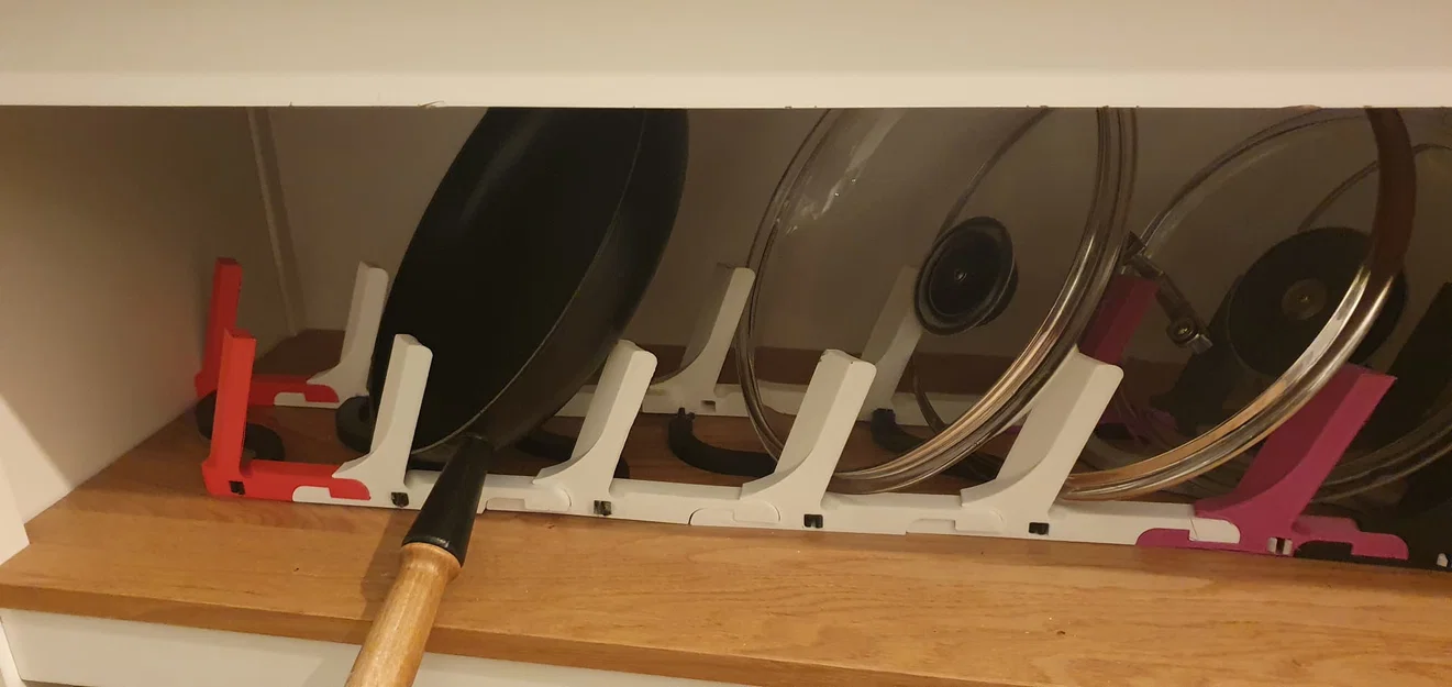 Kệ giữ chảo/nắp chảo modular siêu chắc góc 45° - Image 4