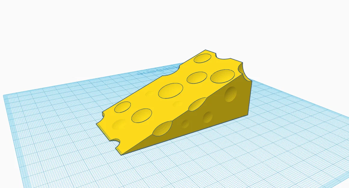 Chặn cửa hình miếng phô mai siêu đáng yêu - In 3D cực nhanh - Image 1