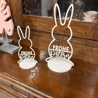 Mô hình chú thỏ trang trí lễ Phục sinh 18cm xinh xắn