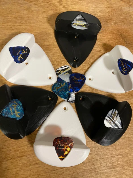 Giá Treo Tường Đa Năng Cho Đĩa Vinyl, CD & Sách – Khe Cắm Guitar Pick - Image 6