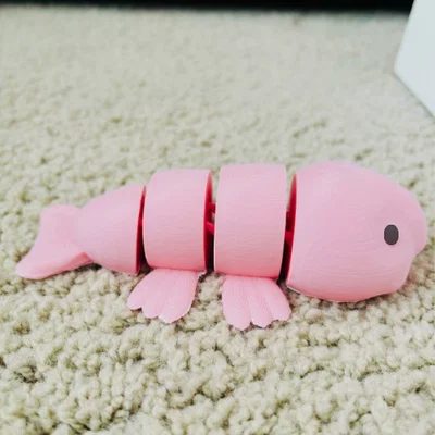 Cá Blobfish khớp nối (Articulated) - Print in Place