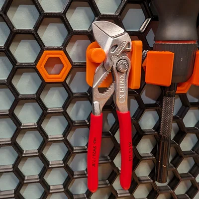 Giá treo kìm Knipex 125 gắn bảng tổ ong (HSW) siêu chắc chắn