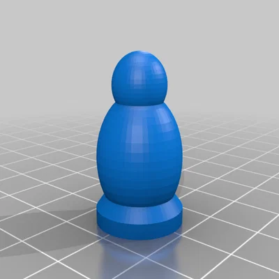 Mô hình quân cờ Robber thay thế cho board game Catan (in 3D)