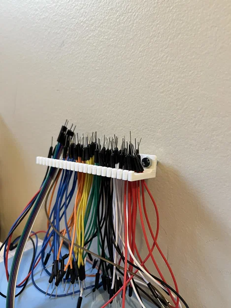 Khay/kẹp sắp xếp dây jumper/cáp V2.0 (Arduino, Elegoo, v.v.) - Image 1