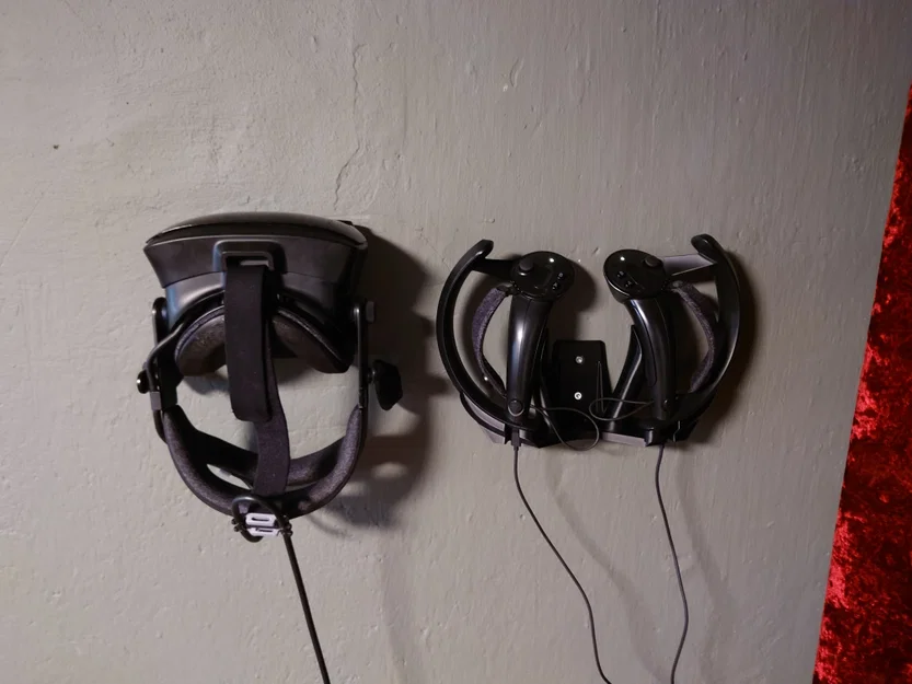 Valve Index HMD + Controllers Wall Mount (Giá treo tường) - Image 1