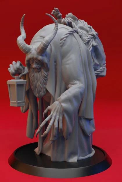 Mô hình 3D Krampus - Tượng quái vật huyền thoại cho mùa Giáng sinh - Image 1
