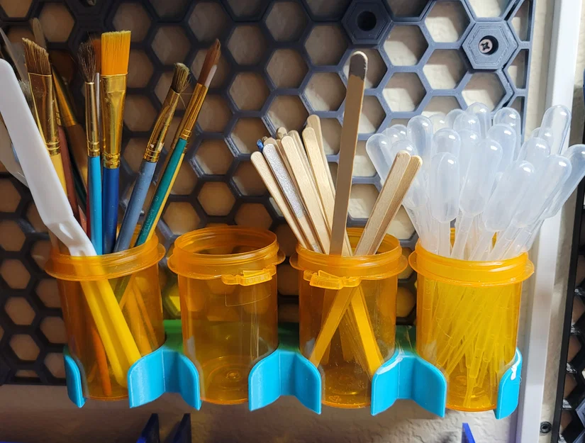 Giá đỡ lọ nhựa đa năng cho hệ thống Honeycomb Storage Wall - Image 2