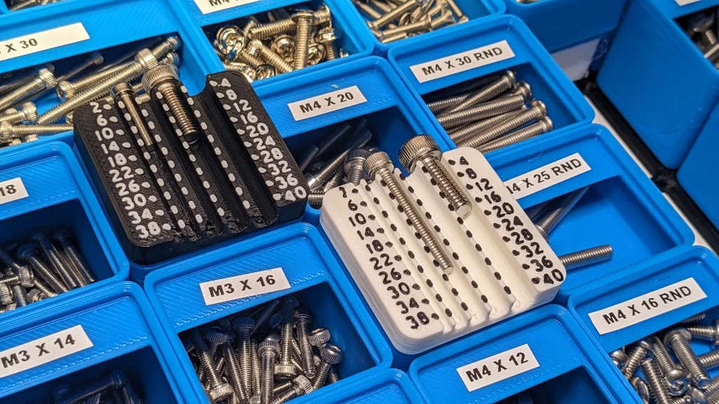 Bộ phân loại bu lông hệ metric Gridfinity (Gridfinity Metric Bolt Sorter) - Image 1