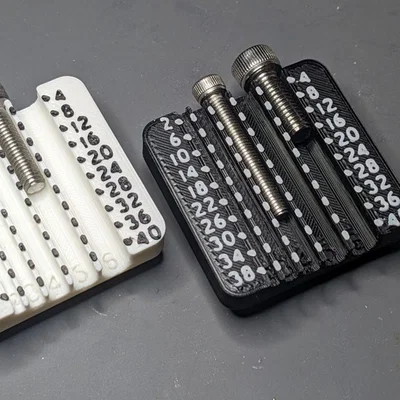 Bộ phân loại bu lông hệ metric Gridfinity (Gridfinity Metric Bolt Sorter)