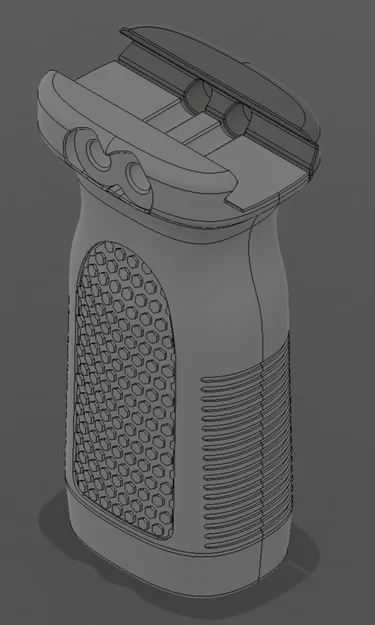 Tay Cầm Dọc Ngắn Có Vân (Textured Short Vertical Grip) - Image 2
