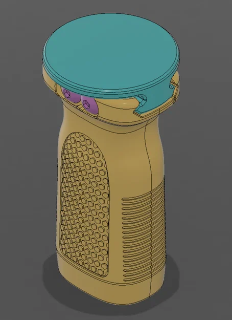 Tay Cầm Dọc Ngắn Có Vân (Textured Short Vertical Grip) - Image 4