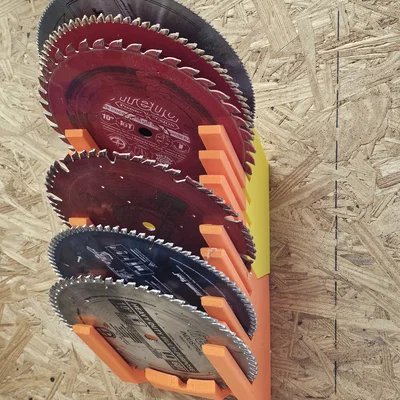 Giá Treo Tường Đựng Lưỡi Cưa Bàn (Wall Mount Table Saw Blade Holder)