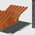 Giá Treo Tường Đựng Lưỡi Cưa Bàn (Wall Mount Table Saw Blade Holder) - Thumbnail 5
