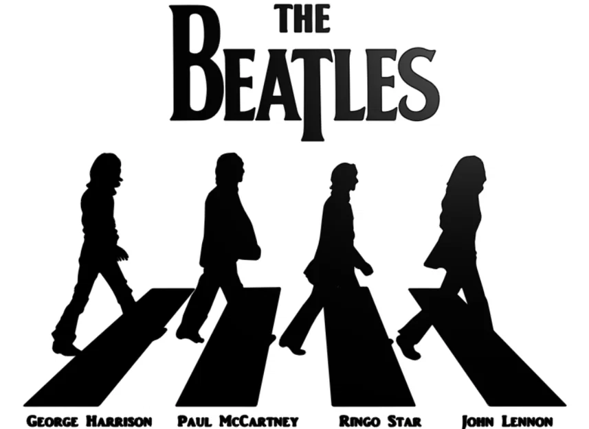 Mô hình trang trí logo The Beatles in 3D (dạng lắp ghép) - Image 1