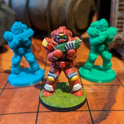 Lính Không Gian 28mm Supportless
