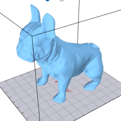 Mô hình chú chó French Bulldog đáng yêu dùng in 3D