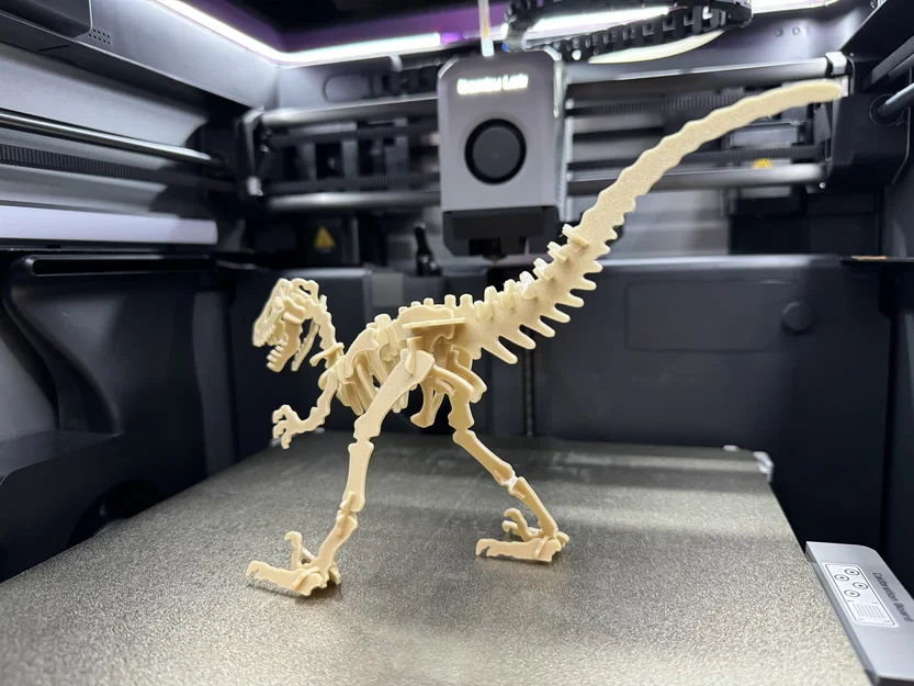 Velociraptor Kit Card (Bộ xếp hình 3D) - Image 8