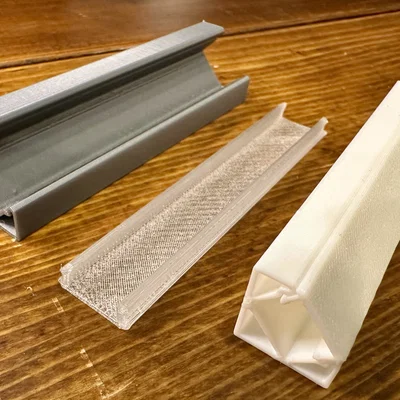 Profile LED Strip góc 45° (kèm diffuser & endcaps)