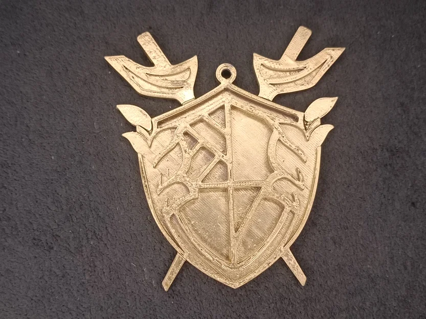Mô hình huy hiệu Nisha's Medallion từ Fortnite in 3D đẹp mắt - Image 1