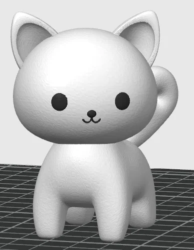 Mô hình chú mèo nhỏ dễ thương để in 3D (Cute Cat Miniature) - Image 1