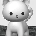 Mô hình chú mèo nhỏ dễ thương để in 3D (Cute Cat Miniature) - Thumbnail 1