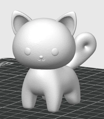 Mô hình chú mèo nhỏ dễ thương để in 3D (Cute Cat Miniature) - Image 2