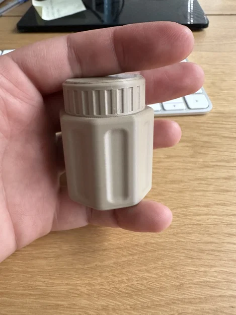 Hộp đựng mini đa năng có nắp vặn (In 3D không cần support) - Image 2