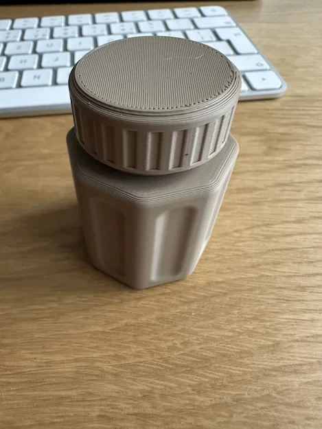 Hộp đựng mini đa năng có nắp vặn (In 3D không cần support) - Image 5