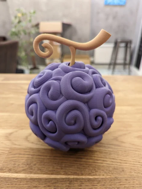 Mô hình 3D trái ác quỷ Gomu Gomu no Mi (One Piece) chất lượng cao - Image 3