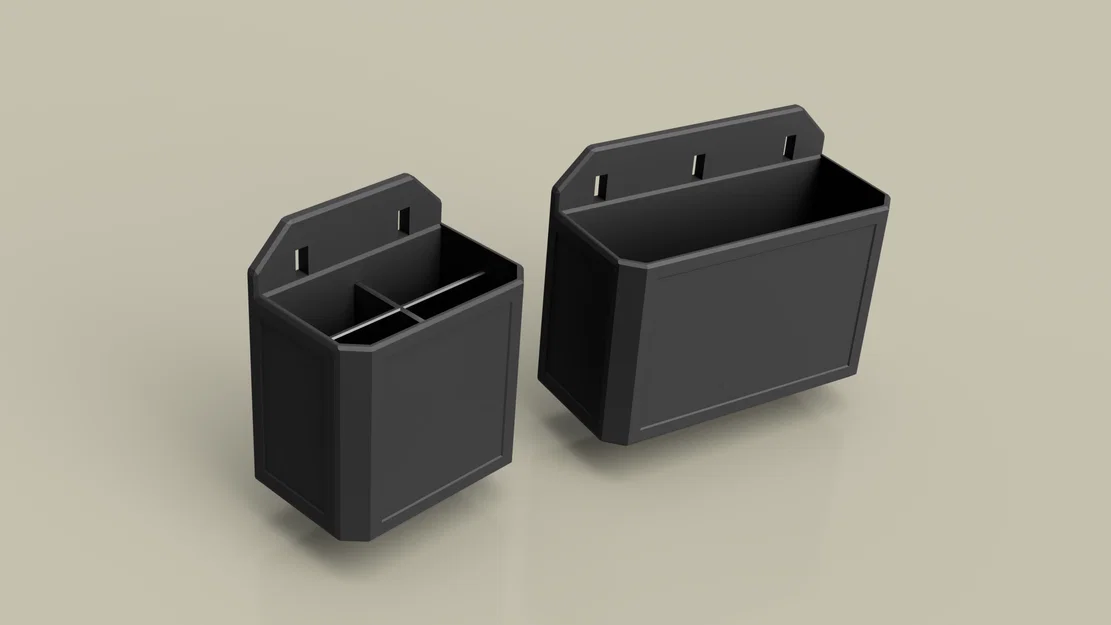 Hộp đựng mỏng cho IKEA SKADIS (kèm divider tùy chọn) - Image 1