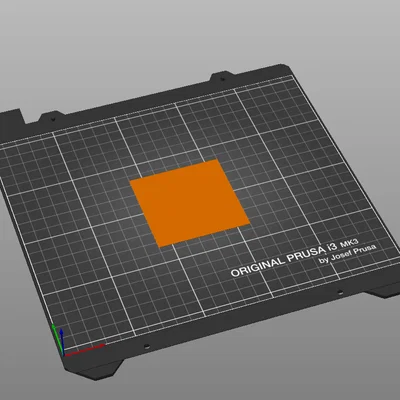 Tấm mẫu in 3D hiệu chỉnh First Layer (70x70x0.2mm)