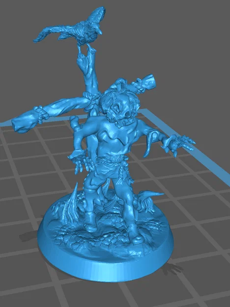 D&D Scare Crow (Bù Nhìn) - Mô hình miniature để in 3D - Image 1